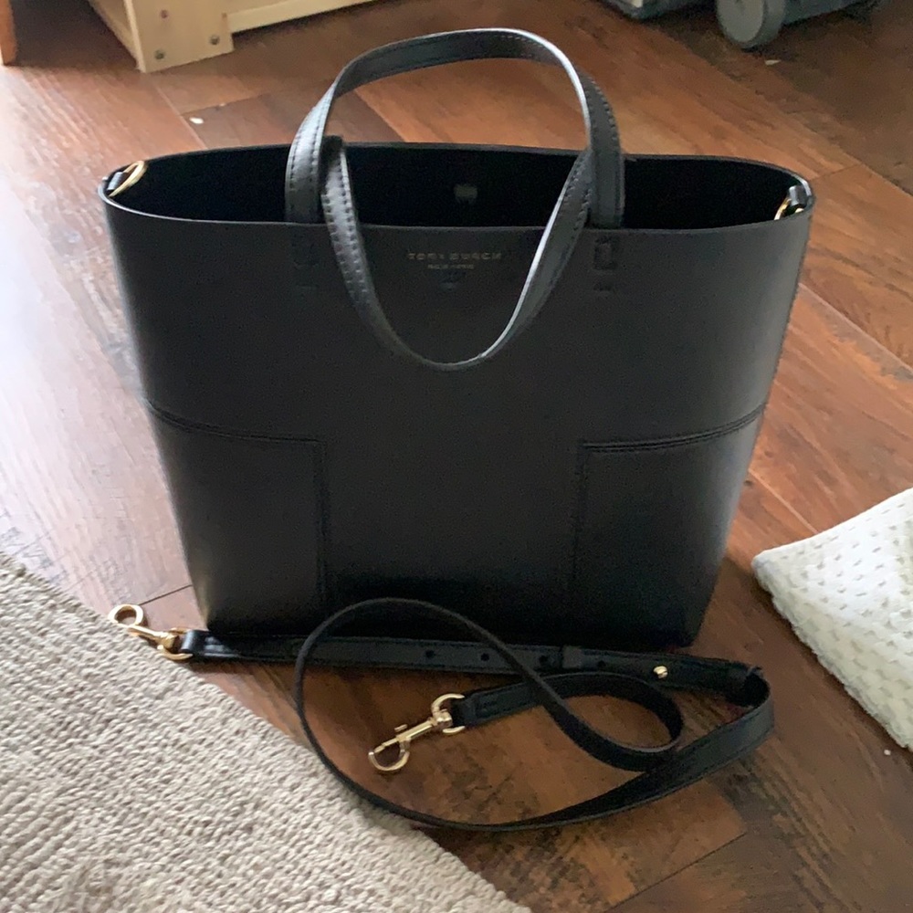 Tory Burch small Block T Tote